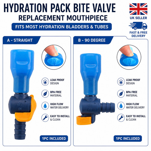 Hydration pack bite valve - hydration,