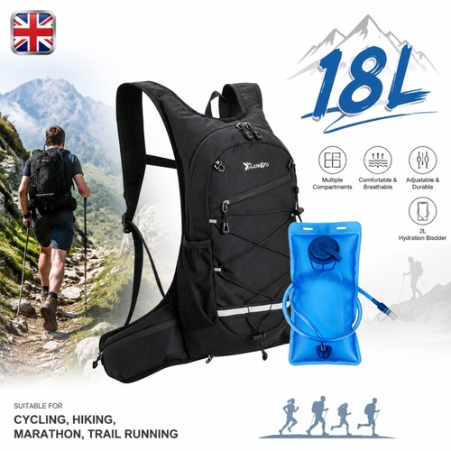 18l water bladder backpack - water,