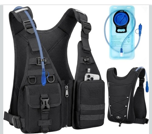 Running vest with water - running,