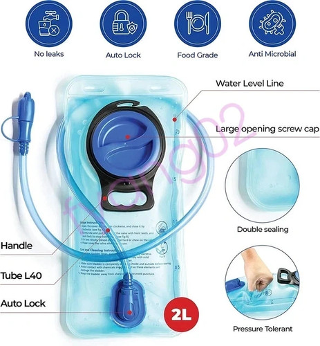 Water bladder backpack - water,